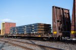 Steel loads head west on the Glidden Sub